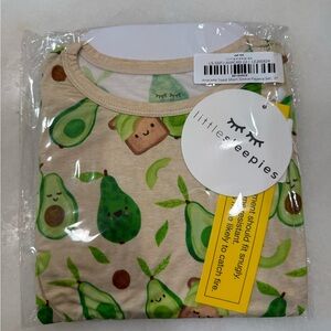 Little Sleepies Avocado Print Pajama Set